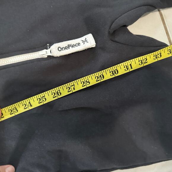 Nordic Way One Piece Jumpsuit Hood Full Zip Pajama Comfy Black Size XXS - Picture 10 of 11